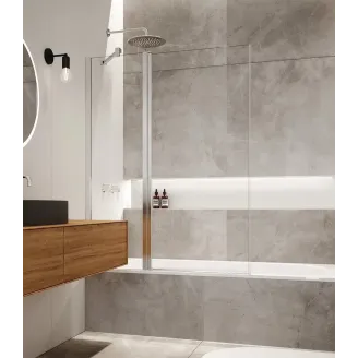 MAMPARA FIJA + ABATIBLE DUCHA HADA PLUS HP-106 PROFILTEK