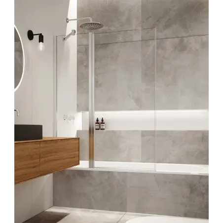 MAMPARA FIJA + ABATIBLE DUCHA HADA PLUS HP-106 PROFILTEK