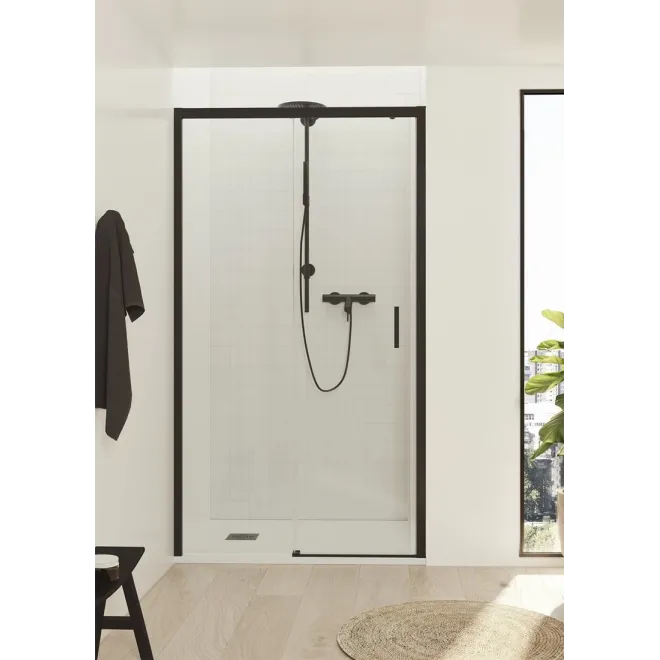 MAMPARA DUCHA FRONTAL CORREDERA 1 FIJO + 1 PUERTA TURIA BAALNEO