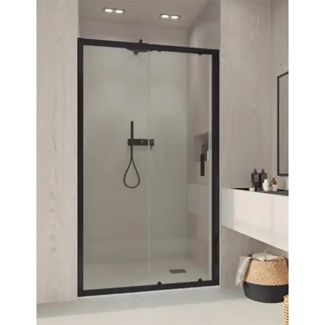 MAMPARA DUCHA FRONTAL CORREDERA 1 FIJO + 1 PUERTA JUCAR BAALNEO