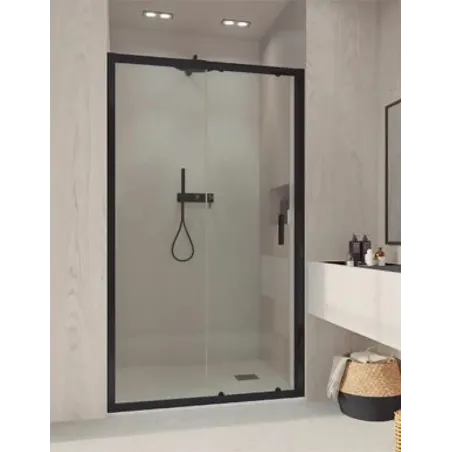 MAMPARA DUCHA FRONTAL CORREDERA 1 FIJO + 1 PUERTA JUCAR BAALNEO