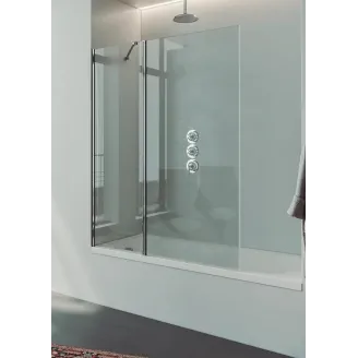 MAMPARA BAÑERA FIJA + ABATIBLE MEDITERRANEO BAALNEO