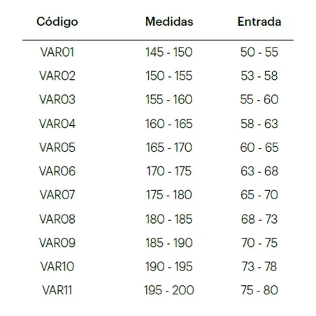 FICHA MAMPARA DE DUCHA FRONTAL CORREDERA VARSOVIA DOCCIA