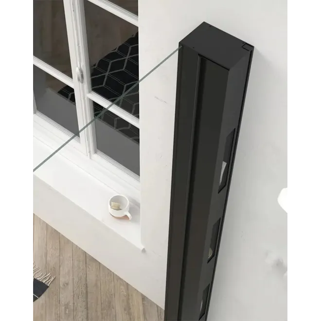 DETALLE MAMPARA DE DUCHA FIJA NOVA DOCCIA