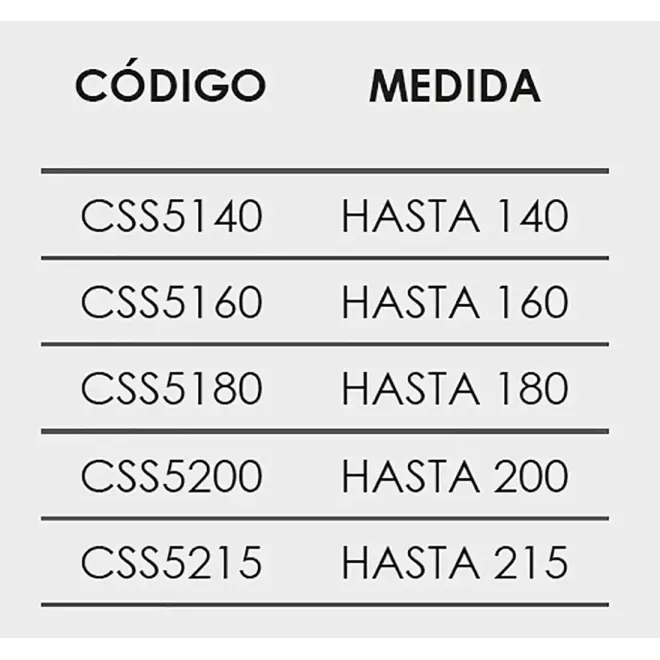 FICHA MAMPARA DE BAÑERA FRONTAL CORREDERA COSMOS CO500 CASTEL