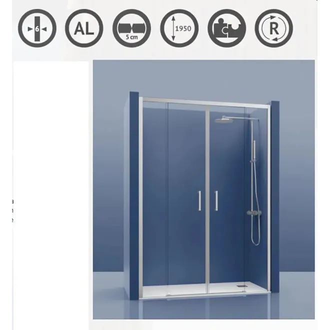MAMPARA DE DUCHA FRONTAL CORREDERA URBAN UR200