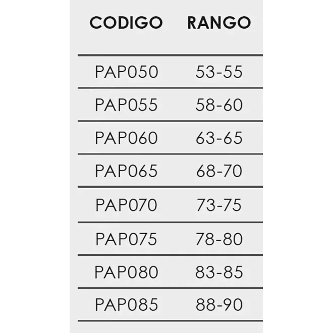 FICHA MAMPARA DE DUCHA FRONTAL ABATIBLE PADEL P00