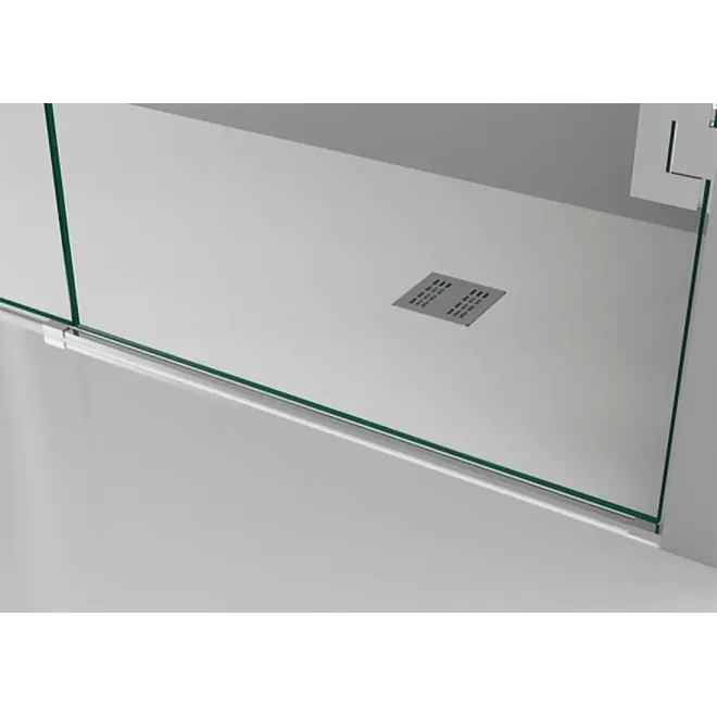 DETALLE MAMPARA DE DUCHA FRONTAL ABATIBLE PADEL 100A