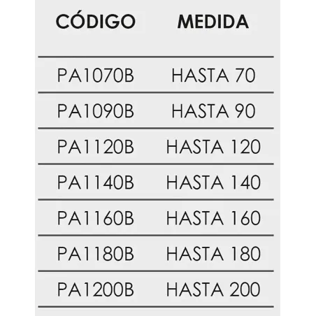 FICHA MAMPARA DE DUCHA FRONTAL ABATIBLE PADEL 100B