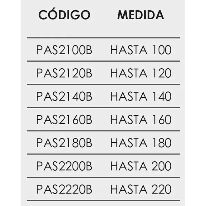 FICHA MAMPARA DE DUCHA FRONTAL ABATIBLE PADEL 200B