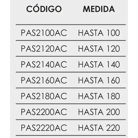 FICHA MAMPARA DE DUCHA FRONTAL ABATIBLE PADEL 200AC