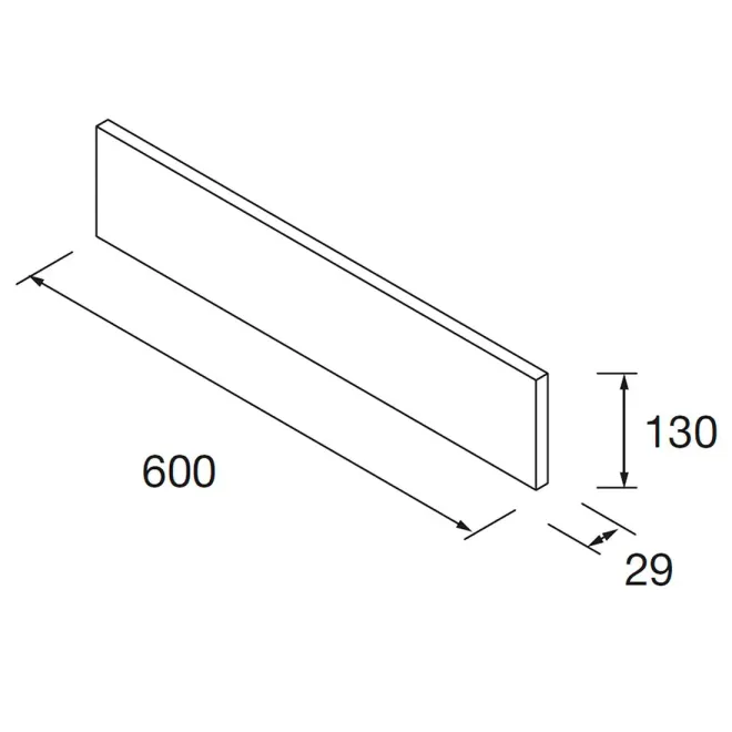 PLANO 60X13 FRONTAL MADERA LLOYD SALGAR