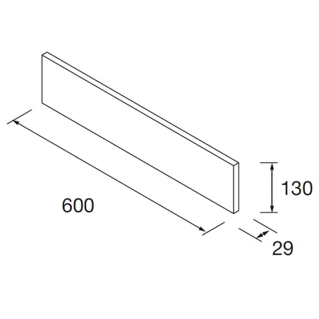 PLANO 60X13 FRONTAL MADERA LLOYD SALGAR
