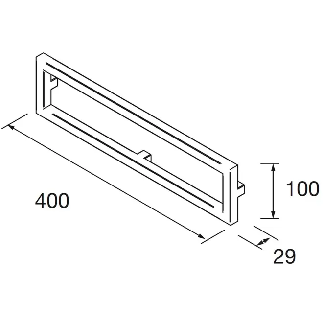 PLANO 40X10 FRONTAL METÁLICO LLOYD SALGAR