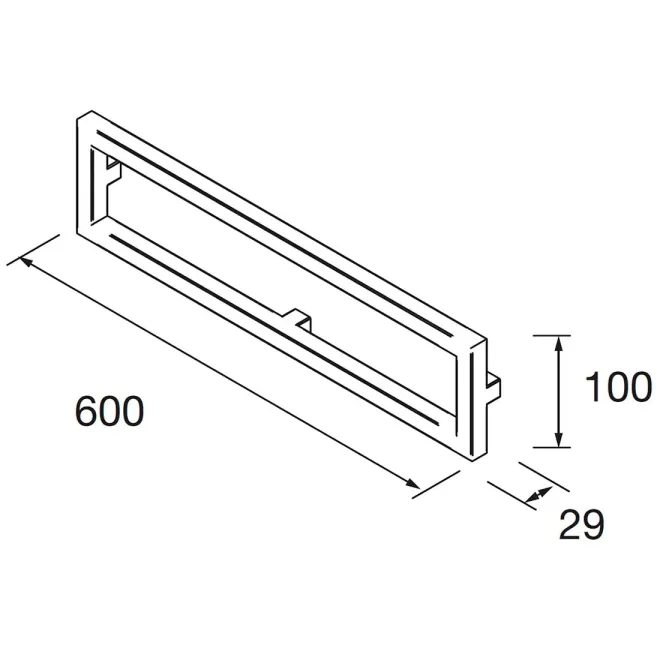 PLANO 60X10 FRONTAL METÁLICO LLOYD SALGAR