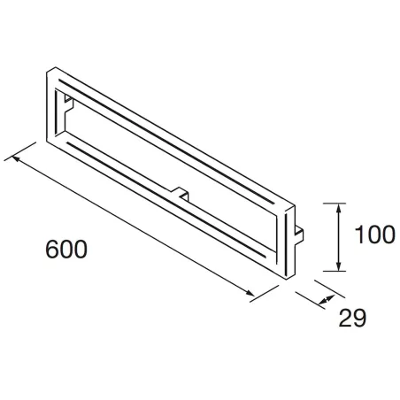 PLANO 60X10 FRONTAL METÁLICO LLOYD SALGAR
