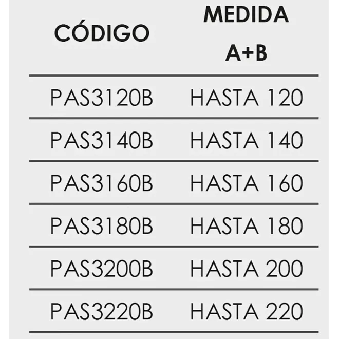 FICHA MAMPARA DUCHA ANGULAR ABATIBLE PADEL 300B