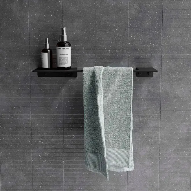 TOALLERO CON REPISA SQUARE SALGAR AMBIENTE