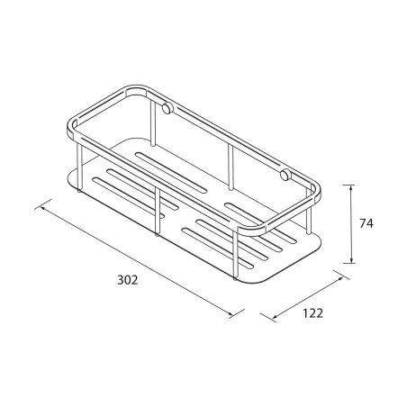PLANO JABONERA RECTANGULAR NILO SALGAR