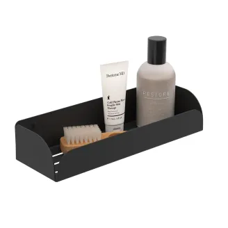 JABONERA RECTANGULAR OBI SALGAR NEGRO MATE