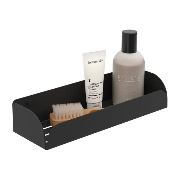 JABONERA RECTANGULAR OBI SALGAR NEGRO MATE