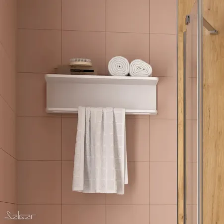 REPISA TOALLERO SHIRO SALGAR SOLID SURFACE AMBIENTE