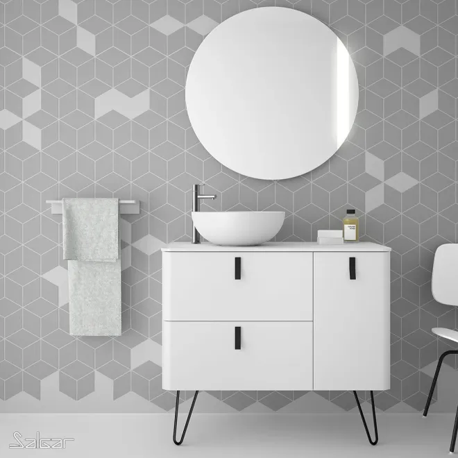 REPISA TOALLERO SOLID SURFACE SALGAR AMBIENTE