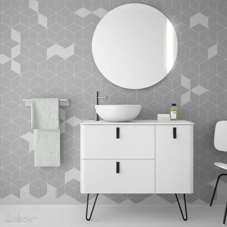 REPISA TOALLERO SOLID SURFACE SALGAR AMBIENTE