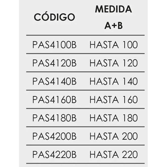 FICHA MAMPARA DUCHA ANGULAR ABATIBLE PADEL 400B