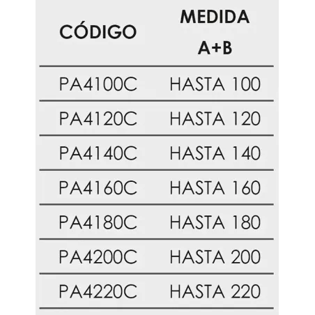 FICHA MAMPARA DUCHA ANGULAR ABATIBLE PADEL 400C