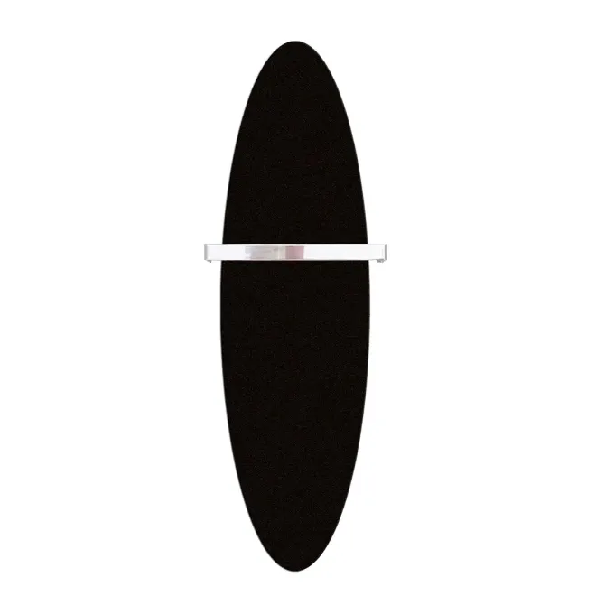 RADIADOR DECORATIVO OVALO EXTRAPLANO CICSA NEGRO