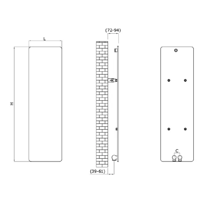 PLANO RADIADOR DECORATIVO PLATE 29 EXTRAPLANO CICSA