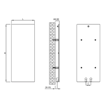 PLANO RADIADOR DECORATIVO PLATE 47 EXTRAPLANO CICSA