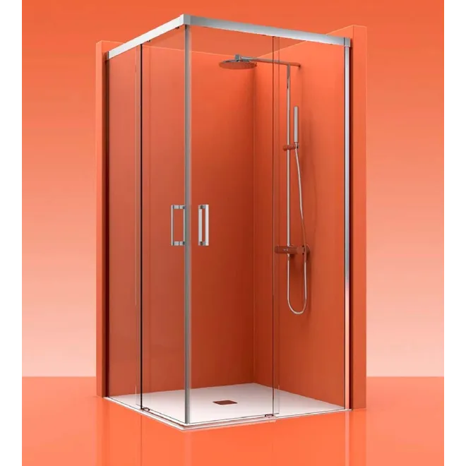 MAMPARA DUCHA ANGULAR CORREDERA LUXURY 300