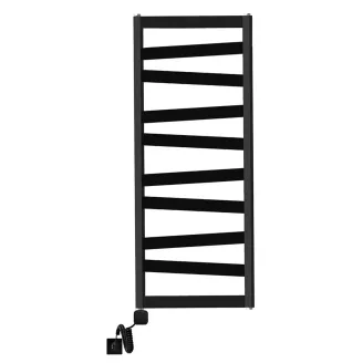 TOALLERO ELÉCTRICO DECORATIVO ROAD BAALNEO NEGRO