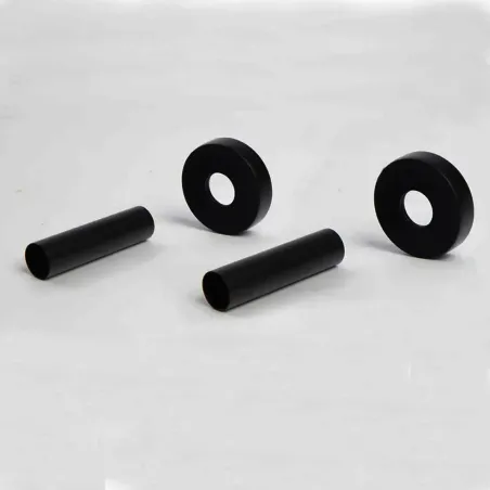 KIT CUBRETUBOS RADIADOR BAALNEO NEGRO