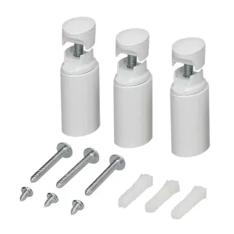 SET SOPORTES RADIADOR BAALNEO BLANCO