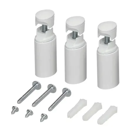 SET SOPORTES RADIADOR BAALNEO BLANCO