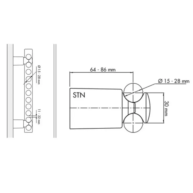 PLANO SET SOPORTES RADIADOR BAALNEO