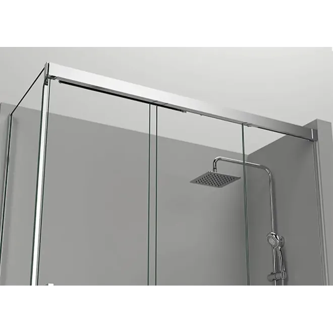 PERFIL MAMPARA DE DUCHA FRONTAL CORREDERA TREBOL 100