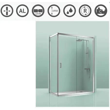 MAMPARA DUCHA ANGULAR ECO 400 CASTEL
