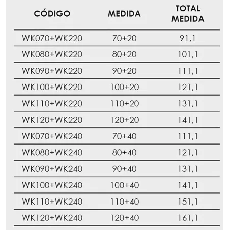FICHA MAMPARA DE DUCHA FIJA WALK IN 200 CASTEL