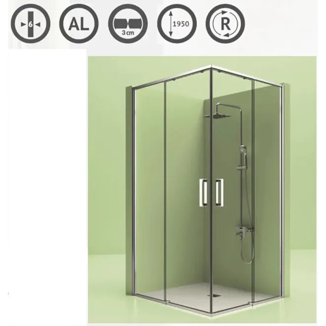 MAMPARA DUCHA ANGULAR TOP 300 CASTEL