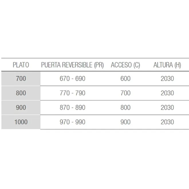 ▷MAMPARA DUCHA PLEGABLE ODENSE 4 HOJAS PLEGABLES | ¡Acierta!