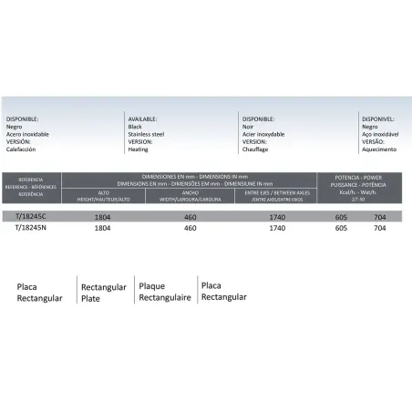 RADIADOR DECORATIVO AGUA TOSCANO RODRIGUEZ CALDERON TÉCNICO 1