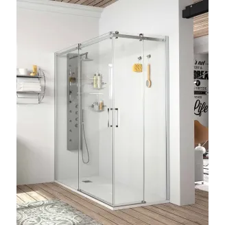 MAMPARA DE DUCHA ANGULAR CORREDERA 4 HOJAS HELSINKI SALGAR