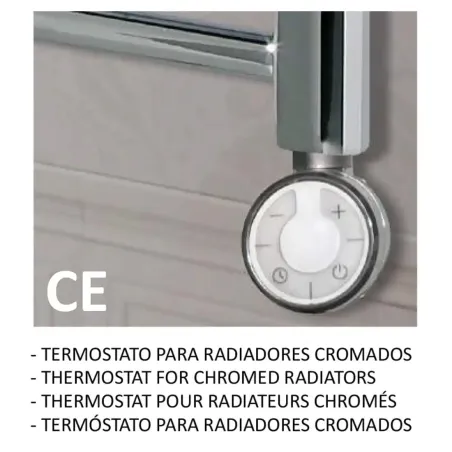 TERMOSTATO CON RESISTENCIA RADIADOR RODRIGUEZ CALDERON CROMO