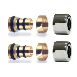 TUERCAS 1/2" Ø16 RADIADOR CROMO MULTICAPA RODRIGUEZ CALDERON