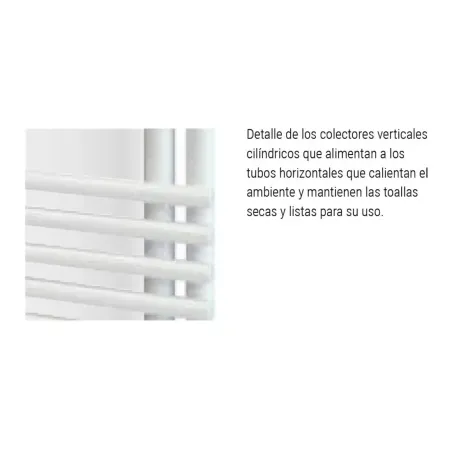 RADIADOR DECORATIVO TOALLERO AGUA EPSILON MITHOS DETALLE 3
