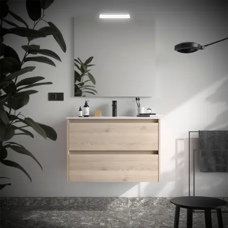 CONJUNTO MUEBLE DE BAÑO NOJA 2 CAJONES SALGAR